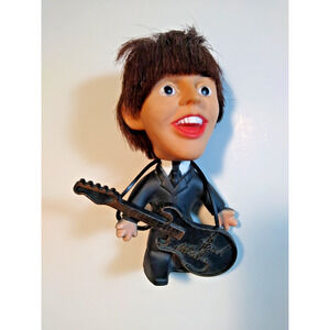 The Beatles Soft Body Remco Doll Paul McCartney Doll Original Guitar Nems 1964